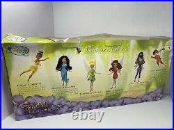 Disney Tinkerbell & The Great Fairy Rescue Doll Set Of 6 Jakks Pacific 2010 RARE