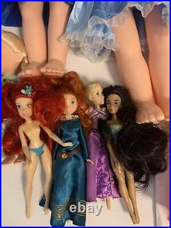 Disney Toddler Princess Dolls And Mini Dolls Lot