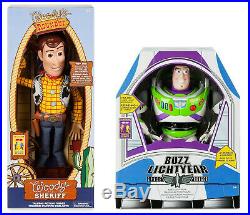 Disney Toy Story 4 TALKING Cowboy Woody & BUZZ Lightyear 16 Action figure Dolls