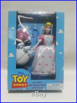 Disney Toy Story little BO PEEP doll vintage 1995 Thinkway toy sealed Disney