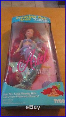 Disney Tyco Doll Little Mermaid Beautiful Hair Ariel MIB Sealed