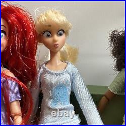 Disney Wreck It Ralph Breaks The Internet Comfy Princess 6 Doll Lot of 8