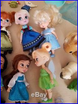Disney animators 5 princess dolls huge lot dolls and accessories