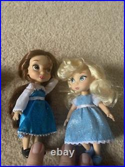 Disney animators collection 15 mini dolls Bundle Set Princess Great Condition