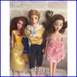 Disney dolls lot of 13 King Princess Figure Elsa Adam Cinderella Limited Rare