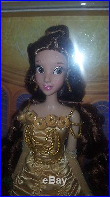 Disney limited edition dolls Princess Belle Beauty And The Beast Designer MIB