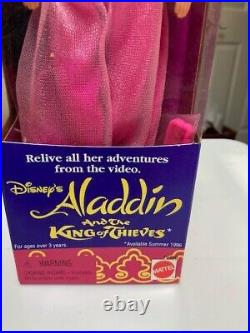 Disney's Aladdin & the King of Thieves Jasmine Princess in Pink Doll 16200 NIB