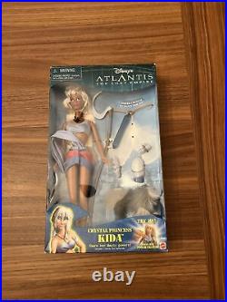 Disney's Atlantis The Lost Empire Crystal Princess Kida Doll Mattel NRFB 29327