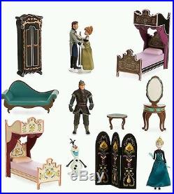 Frozen Castle of Arendelle Palace Playset with Anna Elsa Kristoff Hans Olaf dolls