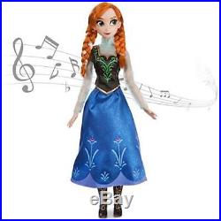 Frozen Disney Anime PVC Figure Princess Anna of Arendelle Singing Dolls
