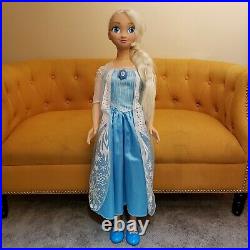 Frozen Elsa Life Size Doll 38 Disney My Size Huge 3 ft Original Shoes & Dress