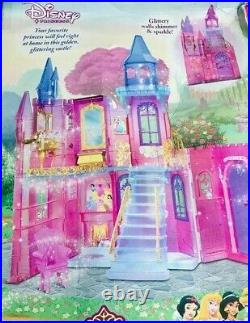 Glitter Disney Princess Sparkle Castle Playset with Accessories NEW IN THE BOX