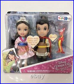 HTF Disney Princess Petite Mulan And Shang Gift Set New In Box