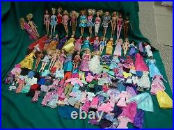 Huge lot Barbie & Friend Dolls Disney Princess Dolls and clothes