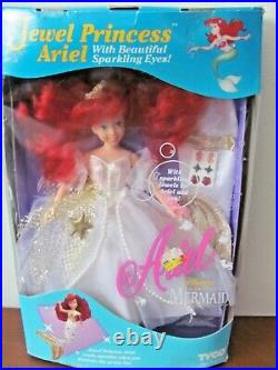 Jewel Princess Arieldisney Princess Mermaidtyco 1993 #1890new In Box