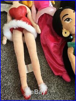 Joblot Bundle Disney Store Princess Plush Soft Dolls Including Rare Mary Poppins