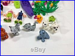 LEGO Friends / Elves / Disney Princess large lot of pieces, mini-dolls, animals