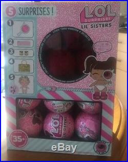 LOL SURPRISE DOLLS Lil Little Sisters Series 4 DECODER CASE BOX of 24 MGA
