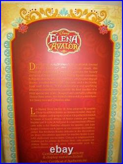 Large 17 Disney Store LIMITED EDITION designer Doll Princess Elena of Avalor