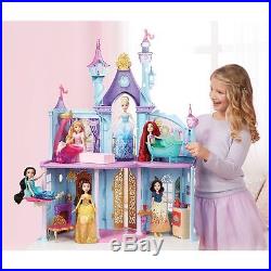Large Disney Princess Royal Castle Dreams Doll House Dolls Playset Toy Gift