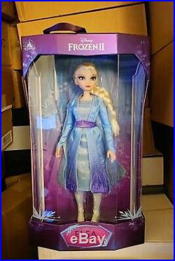Limited Edition Sold Out Frozen 2 Elsa doll. 17 tall Disney Princess In Hand