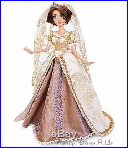 Limited Edition Tangled Ever After Rapunzel Wedding Doll 17 1/8000 Disney Store