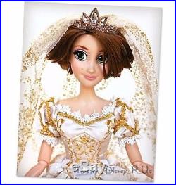 Limited Edition Tangled Ever After Rapunzel Wedding Doll 17 1/8000 Disney Store