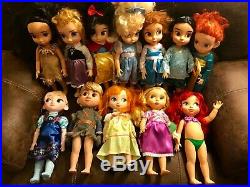 Lot 12 Disney Store Princess Animators Collection Dolls 16