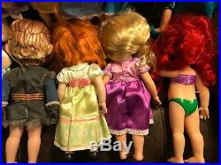 Lot 12 Disney Store Princess Animators Collection Dolls 16