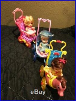 Lot Vintage Disney Baby Princess Royal Nursery Pram Parade Sweet Dreams Crib