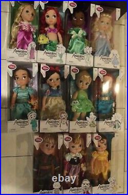 Lot of 10 Disney Store Animators Animator 16 Toddler Doll Princess 1st Ed