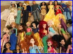 Lot of 35 DISNEY princess & princes Dolls some rares