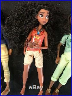 Lot of 4 Disney Princess Ralph Breaks the Internet Mini Doll Tiana Pocahontas