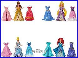 MATTEL Disney Princess MagiClip Dolls & Dresses Shimmer Fashion Set Merida NIB