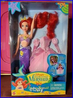 MIB Rare Vintage 1997 Princess Mermaid Ariel Doll by Mattel #17593 Disney