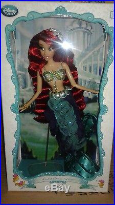 MINT BOX Disney Store ARIEL LIMITED EDITION DOLL 17 1 of 6000 Princess Mermaid