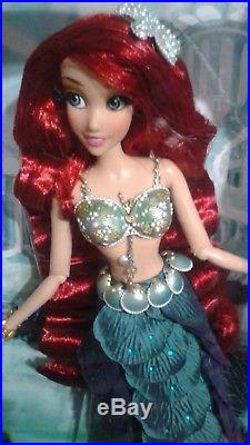 MINT BOX Disney Store ARIEL LIMITED EDITION DOLL 17 1 of 6000 Princess Mermaid