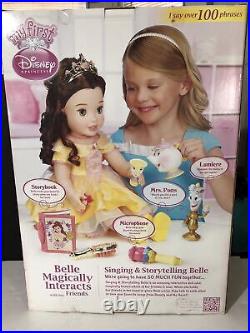 MY FIRST DISNEY PRINCESS SINGING and STORYTELLING BELLE DOLL 20 INTERACTIVE
