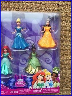 Magiclip Dolls Tiana Merida Frozen Belle 8 Pack Gift Set Disney Princess Mattel