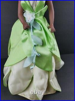 Marie Osmond 18 Doll Disney Tiana LE #111/600 Princess & The Frog 2011 RARE HTF