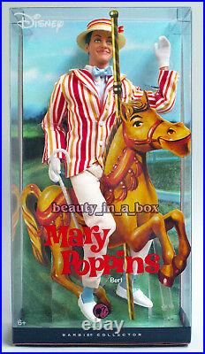 Mary Poppins Barbie Doll Bert Ken Doll Collector Disney Lot 2 CK
