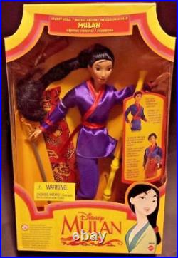 Matchmaker Magic Mulan Doll Secret Hero Message Captain Li Shang Disney Lot 4 V
