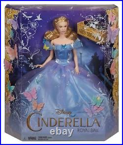Mattel 12 Disney Cinderella Royal Ball Cinderella Doll Live Action Movie Figure