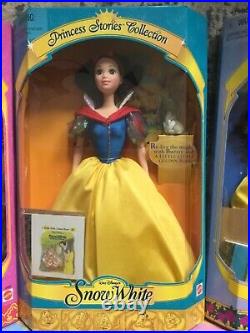 Mattel 1997 Princess Story Collection Fairy & Little Golden Book Set of 5