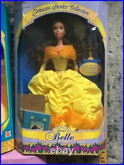 Mattel 1997 Princess Story Collection Fairy & Little Golden Book Set of 5