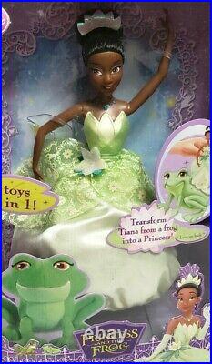 Mattel 2009 Disney The Princess Tiana & The Frog African American Doll (NEW)
