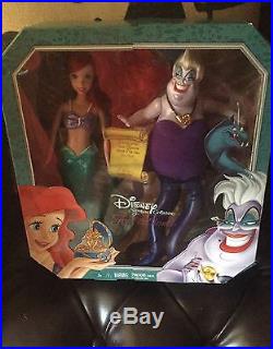 Mattel DISNEY Signature Ariel & Ursula Doll Set NIB