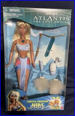 Mattel Disney Atlantis The Lost Empire Crystal Princess KIDA doll NIB New Mint