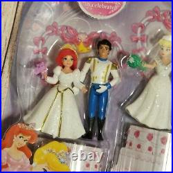 Mattel Disney Fairytale Wedding Set Ariel Cinderella Snow White W0311 Retired