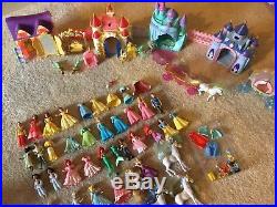 Mattel Mini Disney Princess Dolls Royal Boutique Castles Polly Pocket Play Sets